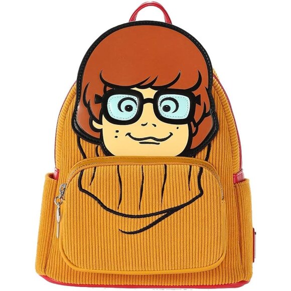 Scooby Doo Velma Cosplay Double Strap Shoulder Bag Multicolor Faux Leather & Co